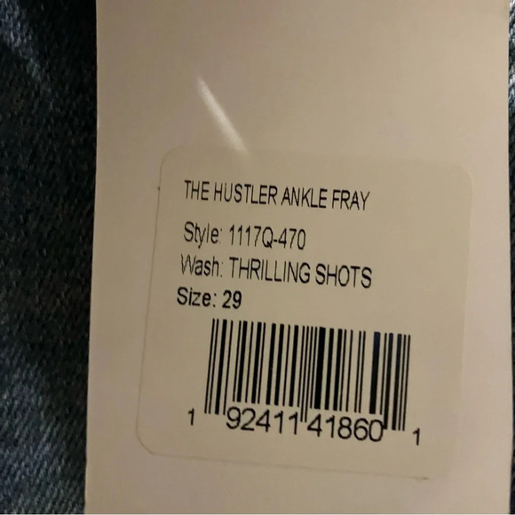 NWT Mother Jeans The Hustler Ankle Fray Distressed Thrilling Shots (29) - Picture 6 of 8